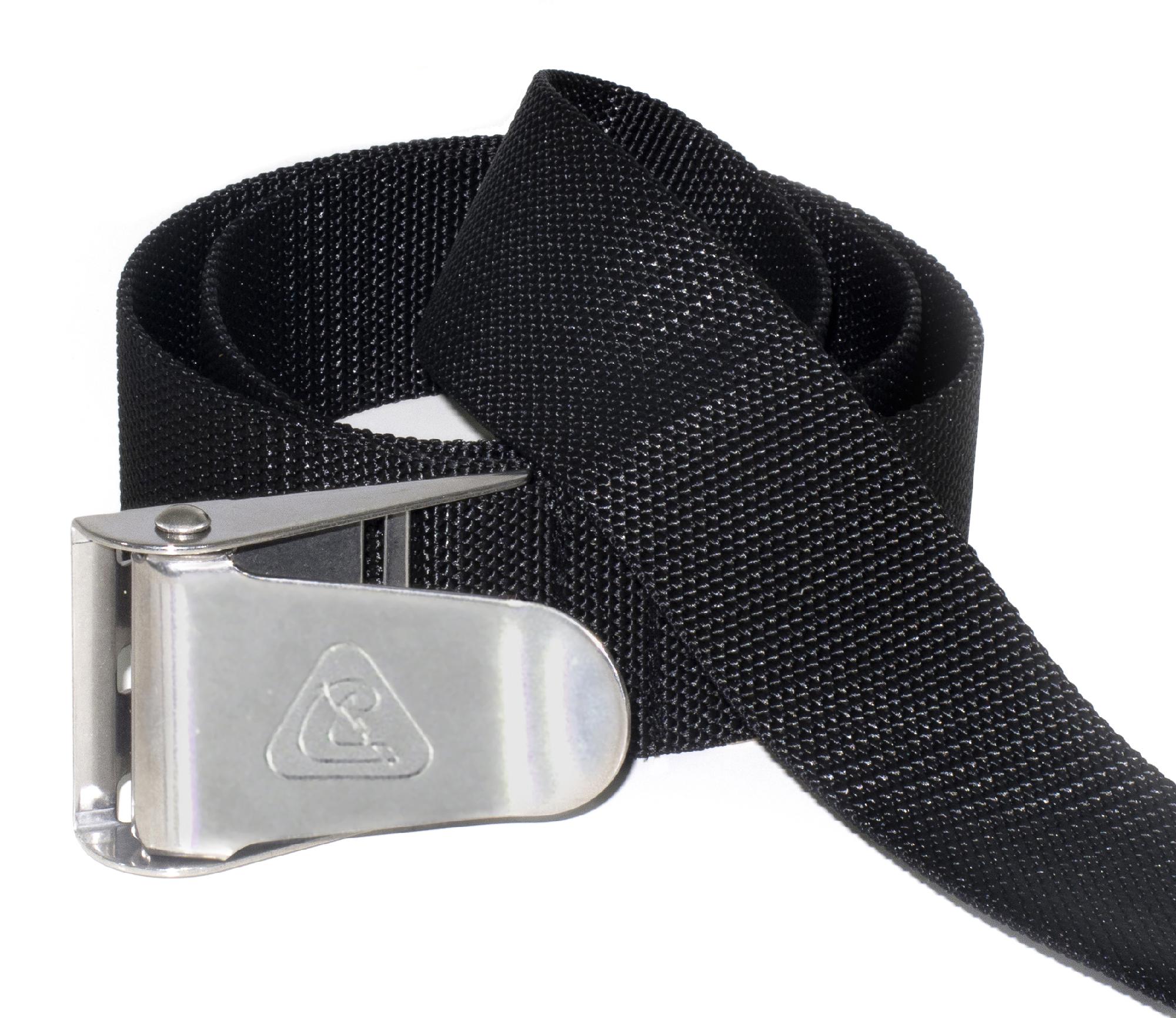 Cinturón de Nylon con Hebilla Inoxidable de Cressi: Ligero, Resistente y Ajustable para Todo Tipo de Inmersiones.