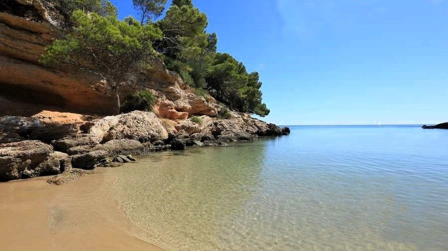 CALA CALAFAT con all blue diving