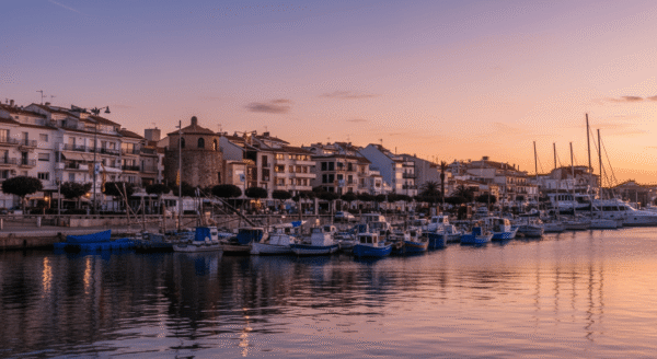 Salida en barco al atardecer en Cambrils