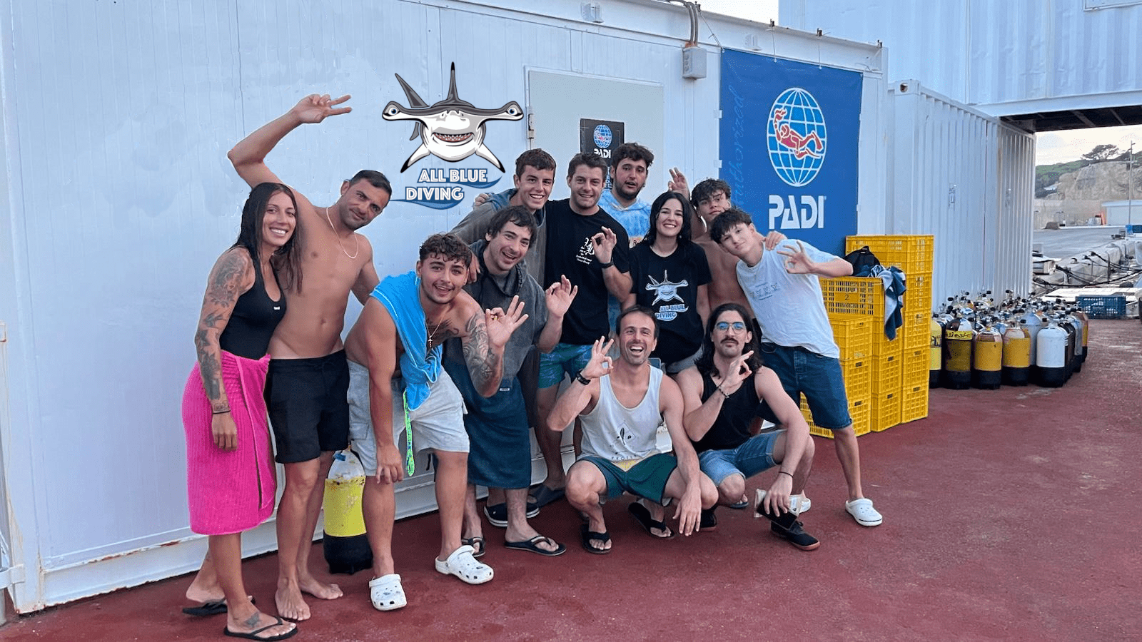 Team building en Cambrils con All Blue Diving